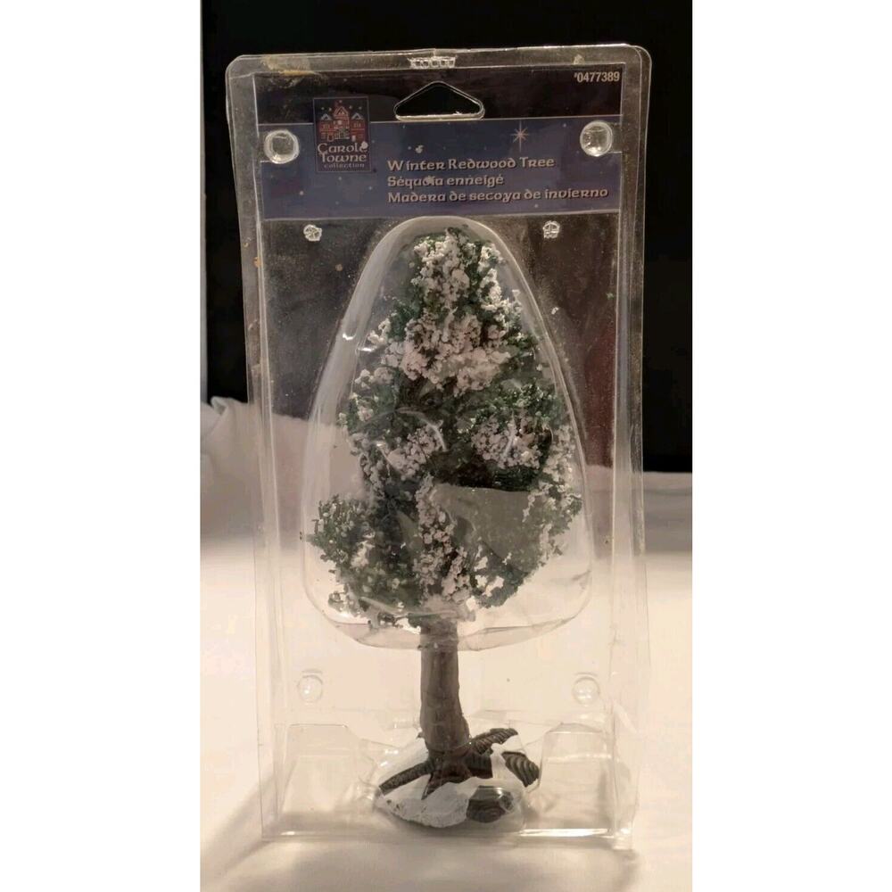 2013 Lemax Carole Towne Winter Redwood Tree 9" Rare NIP